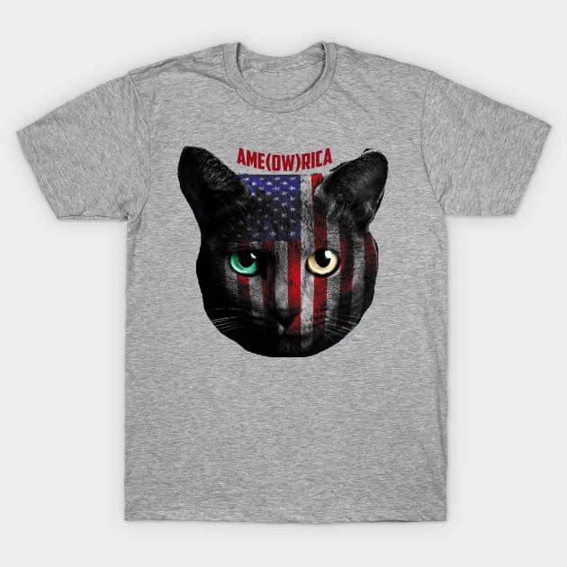 Murica cat T-Shirt by sonny2k